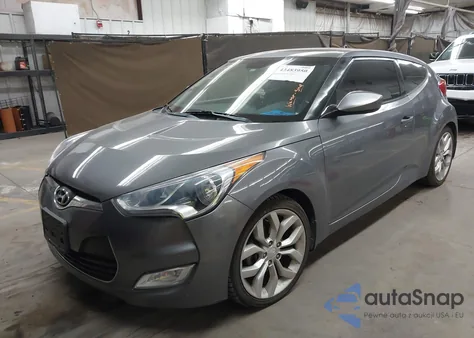 2013 Hyundai Veloster Base W/Black z USA, uszkodzony, nr VIN KMHTC6AD6DU172973